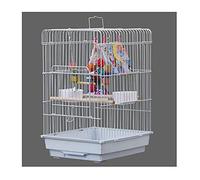 UCCE Bird Cage parrot cage Simple Large Bird Cage Breeding Cage with Handles Cockatiel Bird Cage for Small and Medium sized Birds bird feeders budgie cage (Gold)
