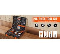 Uccebuy Home Repair Tool Kit With Storage Case Diy & Automotive Use