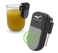 Uccello Liquid Level Indicator - Liquid Pouring Kitchen Aid with Two-Stage SOUND and Vibrating Alarm for Partially Sighted - Sensor Works with Hot and Cold Liquids | Visually Impaired Gifts