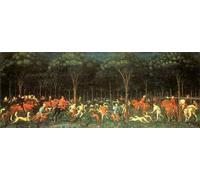 Uccello Paolo The Hunt In The Forest A4 10x8 Photo Print Poster