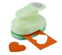 UCEC 2 Inch Heart Punch, Heart Paper Punch Shapes, Large Hole Punch Great for Crafting Scrapbooking Cards Arts Fun Projects (5.08cm)