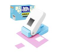 UCEC Postage Stamp Punch Rectangular 1x0.8 inch - Stamp Cutter for Crafting Scrapbooking DIY Card Making, Rectangular Postage Paper Punch for Journals, Envelopes & Tags (2.1 x 2.6 cm)