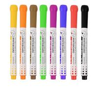 Ucfalfo 8 Pcs Whiteboard Pens, Colorful Whiteboard Markers Pens Erasable, Low Odor White Board Pen, Suitable for Flipcharts, Painting and Office Use, Assorted Colours