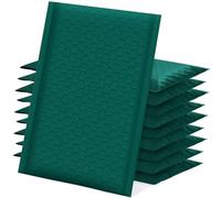 UCGOU Bubble Mailers 4x8 Inch Green 100 Pack Poly Padded Envelopes Small Business Mailing Packages Opaque Self Seal Boutique Shipping Bags Mailer