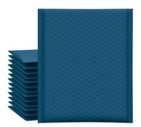 UCGOU Bubble Mailers 8.5x12 Inch Navy Blue 25 Pack Usable Size 8.5x11 Poly Padded Envelopes #2 Medium Mailing Opaque Packaging Postal Self Seal Waterproof Boutique Shipping Bags for Clothes Makeup