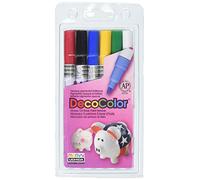 Uchida 200-6A 6-Piece Decocolor Fine Point Paint Marker Set
