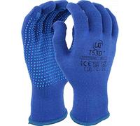UCI 10 x TS3D™ PVC DOTTED Insulating Thermal Cold Winter Liner Gloves Cold Protection (9/Large)