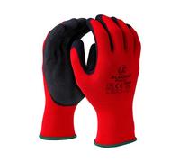 UCI AceGrip-Foam Latex Coated Gloves - Red / Black - X Large - 1 Pair