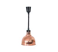 Uci Buffalo Retractable Heat Shade Copper Finish 250W Commercial Food Warmer Lamp