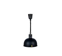 Uci Buffalo Retractable Heat Shade (Matte Black) 29Cm Commercial Food Warmer Lamp