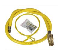 Uci Caterhose Commercial Catering Gas Hose 1/2" X 1.5M Long Bs 669/2 Approved Stainless Steel