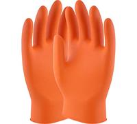 UCI DG-Maxim™ Premium Extra Thick NBR Nitrile Disposable Gloves 50's - Tattoo (XXL, Orange)