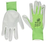 UCI NCN Lightweight Nitrile Coated Work DIY Gardening Work Assembly Safety Gloves (8/Medium, NCN-740 - Green)