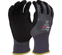 UCI Nitrilon Duo-Lite Fully Double Coated Nitrile Waterproof 18gg Grip Gloves (8 / Medium)