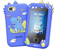 UCIDCI Kids Smart Phone Toys for Girls Ages 3-7 with Dual Camera - Toddler Phone Toys with Learning Games, Travel Toys with MP3 Music Player for Christmas, Birthday Gifts for 3 4 5 6 7 Year Old Boys