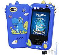 UCIDCI Kids Smart Phone Toys for Girls Ages 3-7 with Dual Camera - Phone Toy with Learning Games, Travel Gift with MP3 Music Player for Christmas Birthday Gifts for 3 4 5 6 7 Year Old Boys