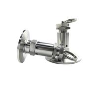 UCJTPCVI 1pcs 1/2" 1.5" 2" Tri Clamp Ferrule Valve Pressure Valve OD50.5 Stainless Steel 304(0.5bar)