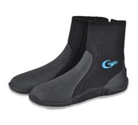 UCK-KIT 5MM Neoprene Boots for Men And Women Anti-Slip Wetsuit Boots with Side Zipper Diving Boots for Snorkeling Diving Canyoning Sailing,Black,UK Adult 7/EU 39