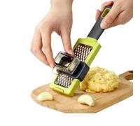UCK-KIT Garlic Grater, Grater Ideal for Gingers, Garlic, Hand Grater Sharp Wide Stainless Steel, Dishwasher Safe, Soft Handle,1Pcs
