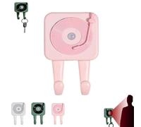 UCK-KIT Home Intelligent Voice Reminder, Motion Activated Voice Player, Intelligent Sensor Door Closing Reminder, Recordable, Built-In Microphone, Smart Keys/Phones Reminder,Pink