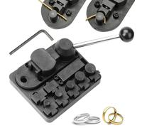 UCK-KIT Metal Wire Bending Jig Set with Adjustable Dies, Metal Wire Jewelry Making Tools, Ring Bender Maker Tool Kit, Tools for DIY Rings, Wire Wrapping Tools,A