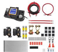 UCkasayfy 3M Dual Smart Battery Isolator Kit 12v 80amp Voltage Sensing Relay(VSR) Compatible with UTV Marine ATV RV Motorcycle, Not Fit for Lithium Batteries