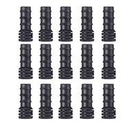 UCLEVER 50Pcs 1/2 Inch Hose End Stop, 13mm Soaker Hose End Closures Plastic Barb Drip Pipe Plug Ends for Garden Agricultural Irrigation Systems Watering Equipments