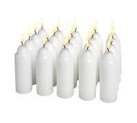 UCO 9-Hour Survival Long-Burning Emergency Candles for Lantern, White, 20 Pack