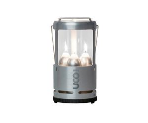 UCO CANDLELIER - 3 CANDLE LANTERN, PLAIN ALUMINIUM - Plain Aluminium