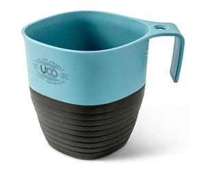 UCO Collapsible Cup for Hiking, Backpacking, and Camping, 12 Ounce, Classic Blue