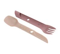 UCO Recycled ECO Switch Spork 2-Piece Integrated Camping Utensil Set, Plum Purple