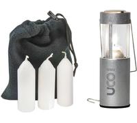 UCO Original Candle Lantern Value Pack with 3 Candles and Storage Bag, Original Size, Aluminum
