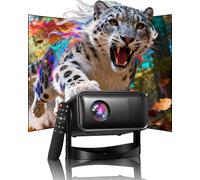 UCOCARE Mini Portable Projector 4K Supported with WiFi and Bluetooth, Native 1080P FHD Smart Projector, Electric Focus, Auto Keystone, 50% Zoom, Home Movie Video Projector for Smartphone/PC/TV Stick
