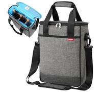 UCOLA 3 Bottle Wine Cooler Bag, Leakproof Insulated Wine Carrier Tote