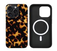 uCOLOR Compatible with iPhone 15 Pro Max Case [10 ft Drop Tested] Compatible with MagSafe - Protective Luxury Designer Mag Series Cases iPhone 15 PM 6.7" (Tortoise Shell)