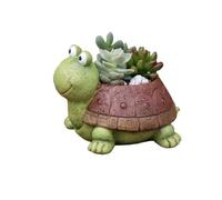 Ucoolbila Cute Succulent Planter for Small Plants, Turtle Gift for Boys Girls Women Birthday Present Desk Decor