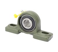 UCP201 UCP202 UCP203 UCP208 Pillow Block Bearing, 2 Bolt Vertical Mounted Bearing Unit with Double Sealed Ball Bearing, Cast Iron Housing, for Mining Metallurgy Conveyor (UCP201)