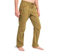 Ucraft"Xlite" Rock Climbing, Bouldering and Yoga Pants. Lightweight, Stretching, Breathable (Mustard, M)