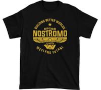 UCSS Nostromo T Shirt - Inspired by Alien (S, Black)