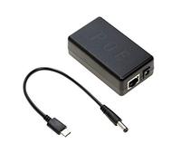 UCTRONICS USB-C PoE Splitter Gigabit, PoE to USB-C 5V/4A Power Supply for Raspberry Pi 4 and More, 802.3at Power Over Ethernet to USB Type-C Adapter