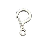 Ucuse 1Pc Small Mini 12MM To 23MM 316 Stainless Steel Spring Snap Hook Quick Release Carabiner Clasp Outdoor Key Ring Small Carabiner Clip