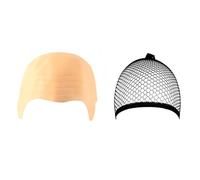 Ucuse Bald Cap for Adults - Halloween Nude Latex Bald Cap with Head Wig Caps for Halloween Cosplay Party Decorations Supplies Music Icon Famous Celebrity Fancy Dress Costume Accessory Set