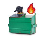 Ucuse Desk Dumpster Pencil Holder Dumpster Fire Pencil Holder Funny Desk Office Accessories Great Gift for Coworkers Everything is Fine Great Appreciation Gifts for Teacher