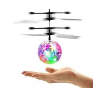 Ucuse Flying Orb Ball Magic Hover Flying Ball Toy Rechargeable LED Indoor Floating Hover Hand Controlled Orb Toys Gifts for Bithday Boys Girls Ages 6 7 8 9 10+ Year Old