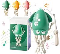 Ucuse Magic Dancing Octopus Toy Crazy 8-Leg Auto-Dance Octopus Toy with LED & Music Crawling Dancing Automatic Obstacle Sensor Toys Smart-Tentacle Self-Navigating Robotic Pet Toys for Indoor Cat Dog