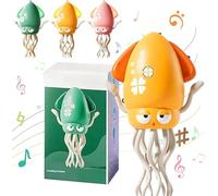 Ucuse Magic Dancing Octopus Toy Crazy 8-Leg Auto-Dance Octopus Toy with LED & Music Crawling Dancing Automatic Obstacle Sensor Toys Smart-Tentacle Self-Navigating Robotic Pet Toys for Indoor Cat Dog