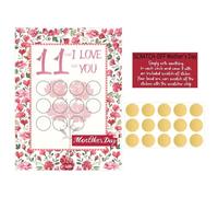 Ucuse Mother’s Day Surprise Scratch Off Card from Daughter Son Make Your Own Scratch Off Cards Naughty Ideas Card Writing Your Own Special Scratching to Reveal the Best Present Ever