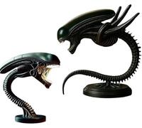 Ucuse Sci-Fi LED Table Lamp Space Monster Lamp, Alien 3D Movie Resin Night Light, LED Sci-fi Home Decor Black Space Theme Statue Ornaments Bedroom/Office Decoration, Collectible Home Lighting Gift
