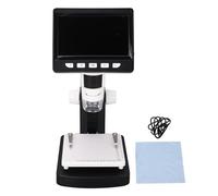 UCXOASNXZ Digital Microscope with 4.3 Inch IPS Screen, 50 to 1000X Magnification, 2MP 1080P Electronic Magnifier Camera, 8 LED Lights for Adults Kids, Ideal for Circuit Board Inspection, Coi