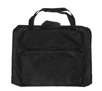 UCXOASNXZ Sketchpad Bag for Artists, Canvas Portable Art Supply Carrier with Multiple Pockets, Large Capacity Sketching Bag for Drawing Boards, Brushes and Watercolour Supplies (Black)